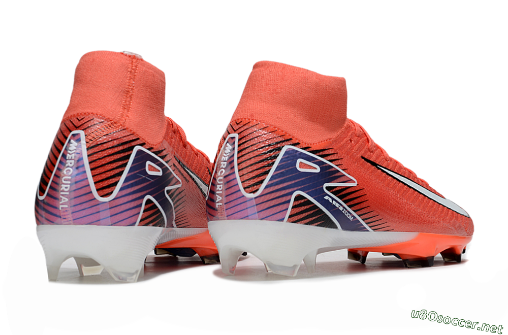 Unisex Nike Air Zoom Mercurial Superfly 10 Elite FG Football Boots - Red/White/Blue 6