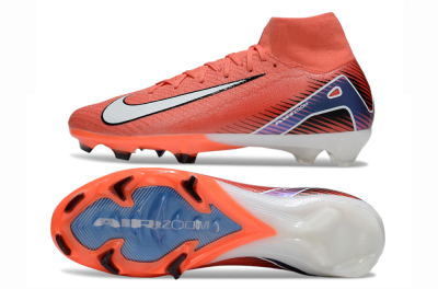 Unisex Nike Air Zoom Mercurial Superfly 10 Elite FG Football Boots - Red/White/Blue
