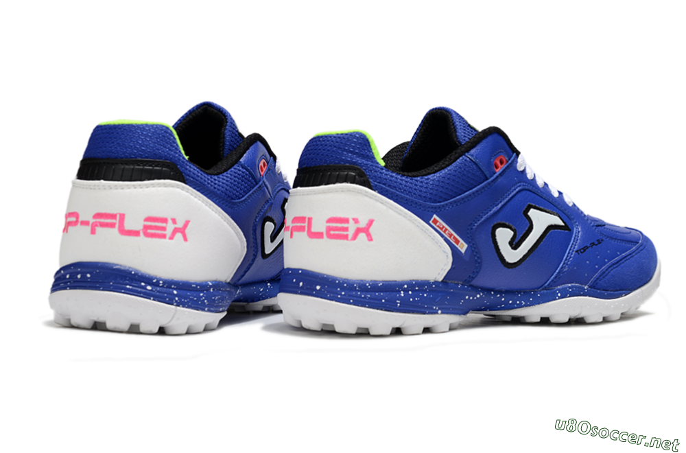 Men's Joma Top Flex TF Football Shoes - Blue/Silver/Black 6
