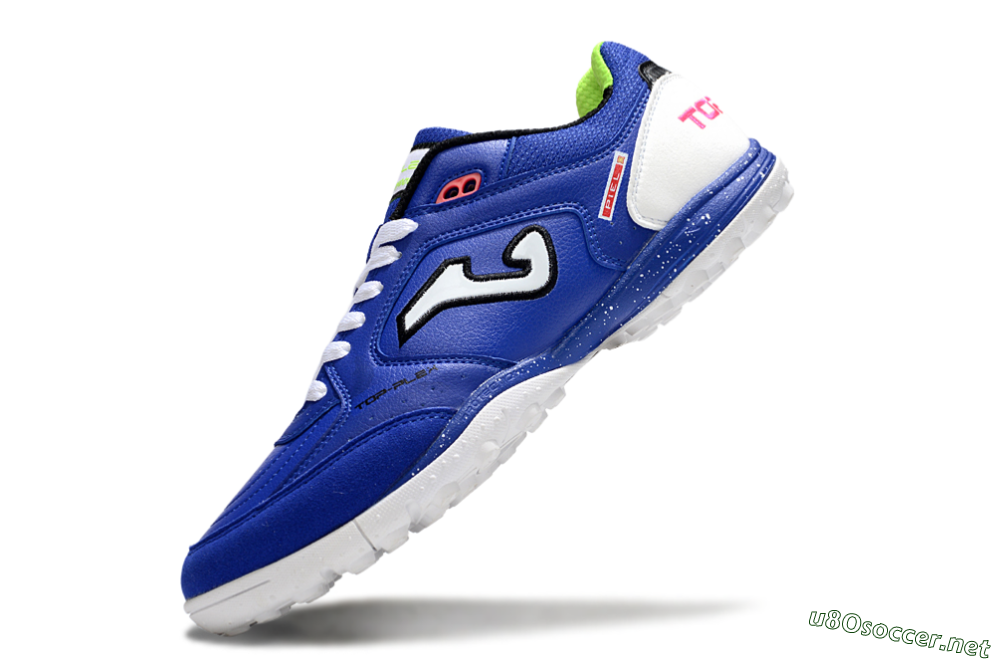 Men's Joma Top Flex TF Football Shoes - Blue/Silver/Black 5