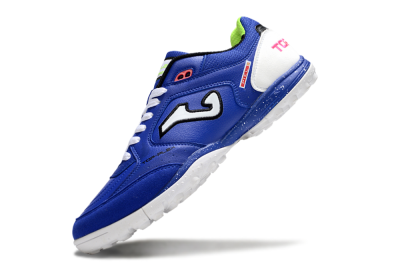 Men's Joma Top Flex TF Football Shoes - Blue/Silver/Black
