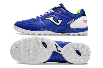 Men's Joma Top Flex TF Football Shoes - Blue/Silver/Black