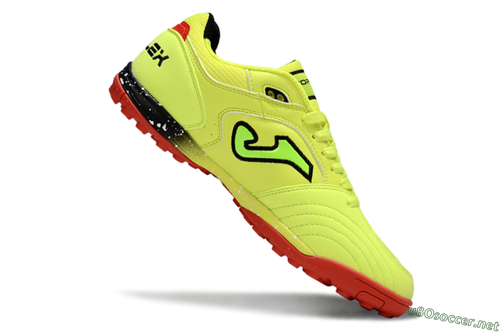 Men's Joma Top Flex TF Football Shoes - Yellow/Black/Red 4