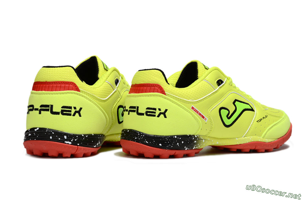 Men's Joma Top Flex TF Football Shoes - Yellow/Black/Red 6