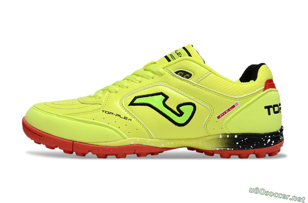 Men's Joma Top Flex TF Football Shoes - Yellow/Black/Red 0