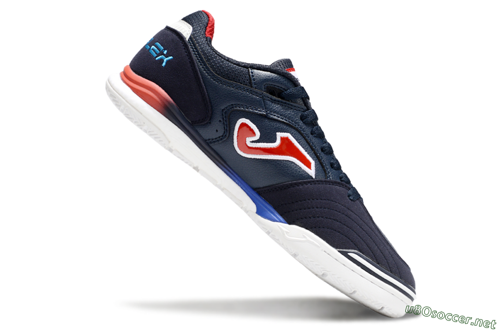 Men's Joma Top Flex IC Football Shoes - Blue/White/Red 4