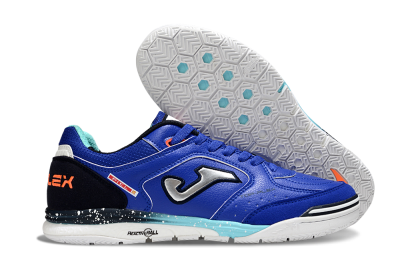Men's Joma Top Flex IC Football Shoes - Blue/Silver/Black
