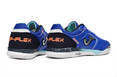 Men's Joma Top Flex IC Football Shoes - Blue/Silver/Black