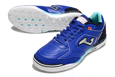 Men's Joma Top Flex IC Football Shoes - Blue/Silver/Black