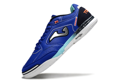 Men's Joma Top Flex IC Football Shoes - Blue/Silver/Black