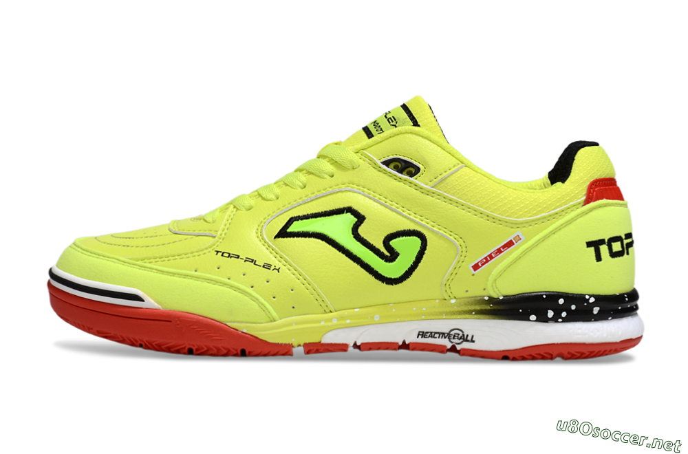 Men's Joma Top Flex IC Football Shoes - Yellow/Black/Red 0