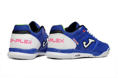 Men's Joma Top Flex IC Football Shoes - Blue/White/Red