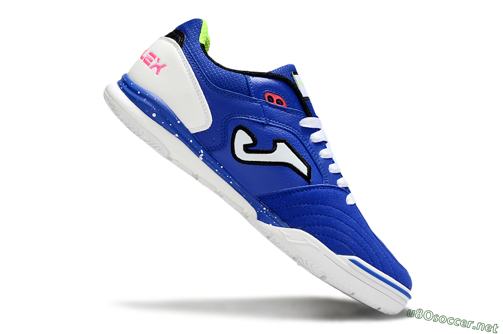 Men's Joma Top Flex IC Football Shoes - Blue/White/Red 4