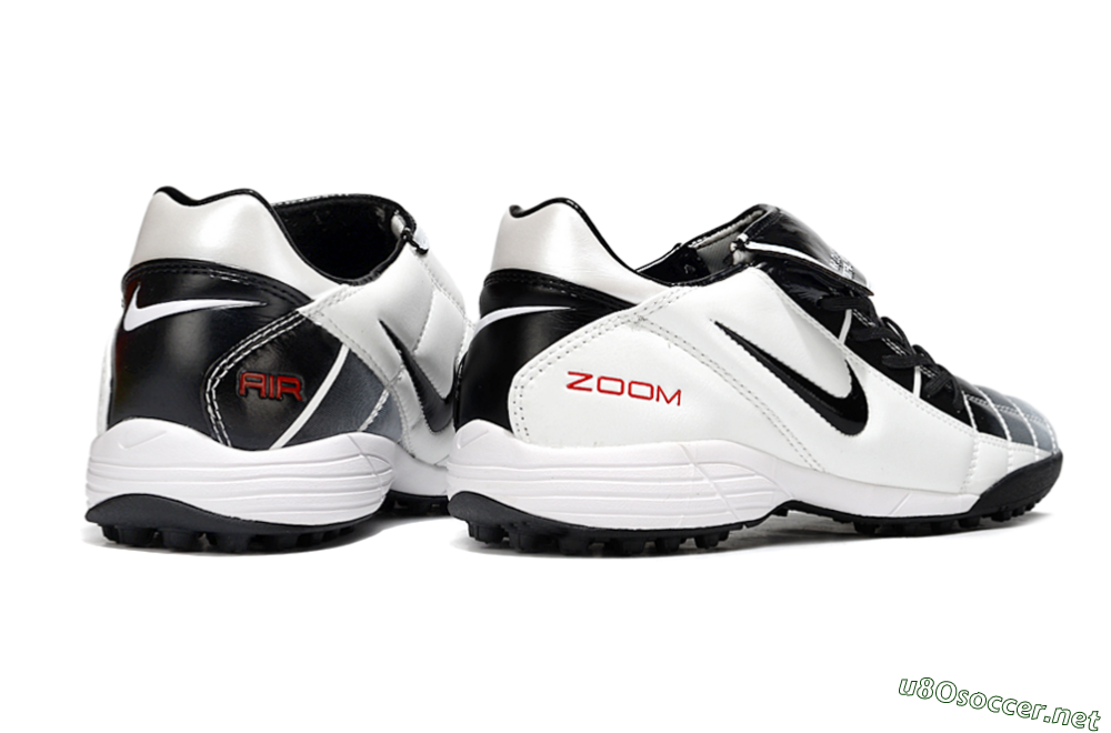 Men's Nike Air Zoom Total 90 III TF Football Shoes - White/Black/Red 6