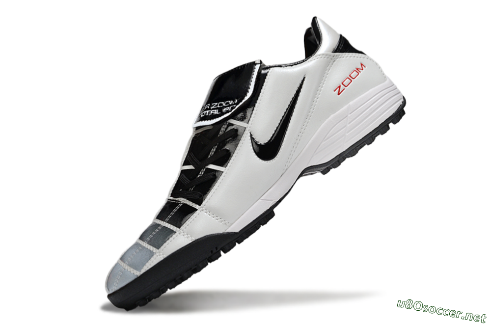 Men's Nike Air Zoom Total 90 III TF Football Shoes - White/Black/Red 5
