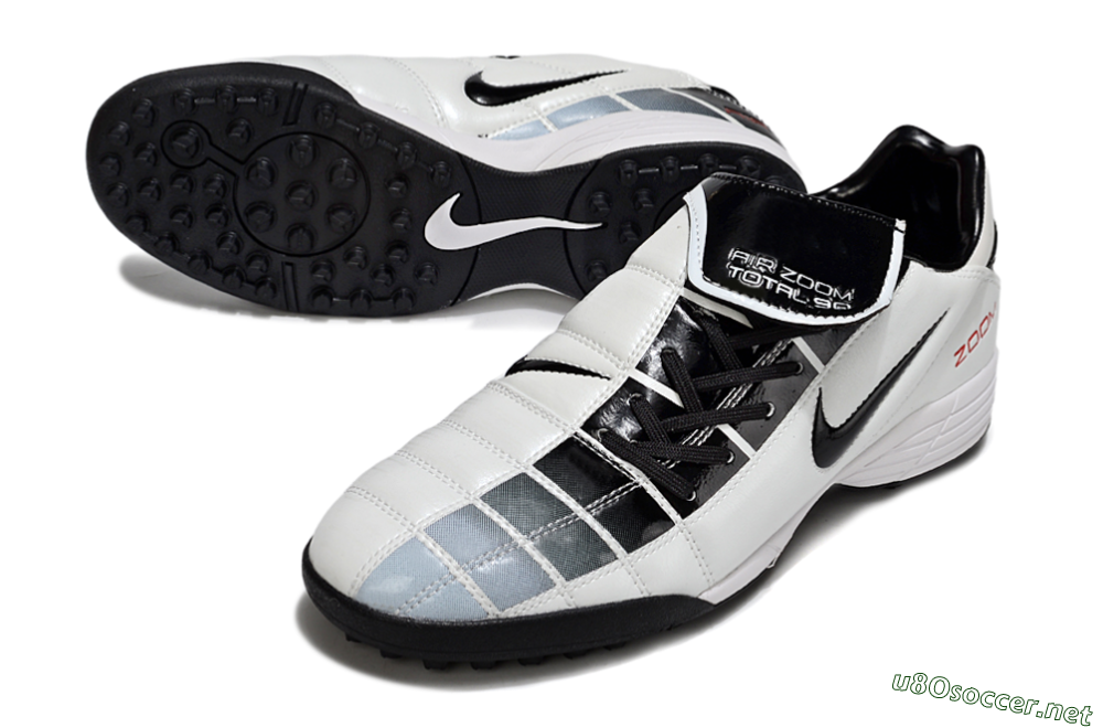 Men's Nike Air Zoom Total 90 III TF Football Shoes - White/Black/Red 3