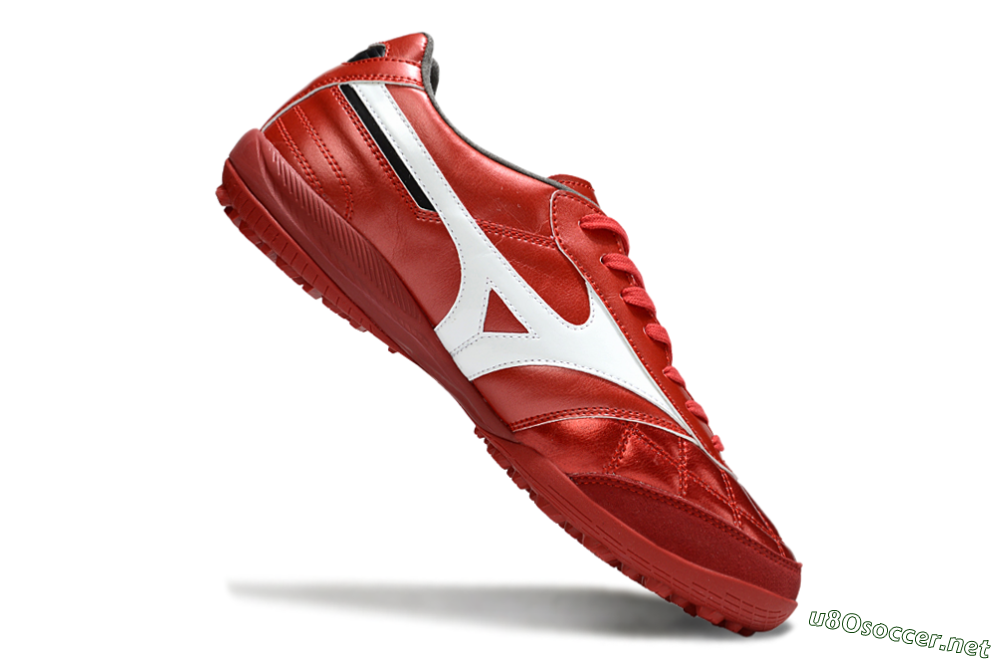 Men's Mizuno Morelia Neo 4 TF Football Shoes - Red/White/Black 4