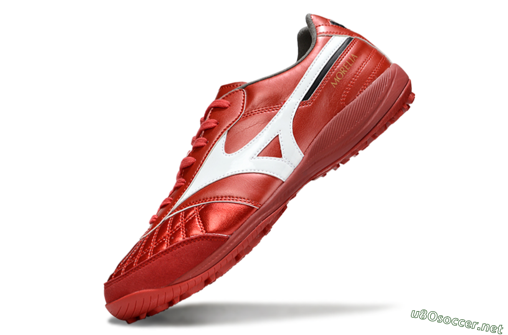 Men's Mizuno Morelia Neo 4 TF Football Shoes - Red/White/Black 5