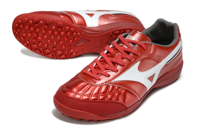 Men's Mizuno Morelia Neo 4 TF Football Shoes - Red/White/Black