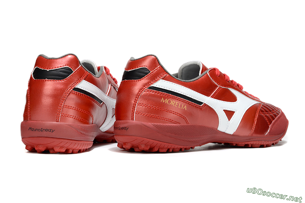 Men's Mizuno Morelia Neo 4 TF Football Shoes - Red/White/Black 6
