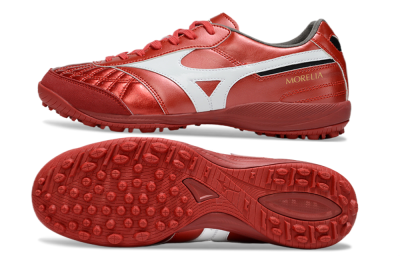 Men's Mizuno Morelia Neo 4 TF Football Shoes - Red/White/Black