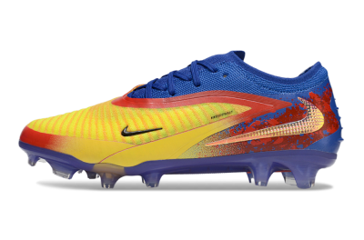 Men's Nike Phantom 6 Elite Low FG Football Boots - Yellow/Red/Blue