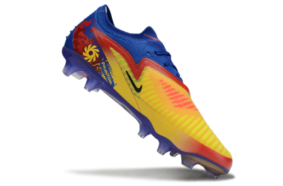 Men's Nike Phantom 6 Elite Low FG Football Boots - Yellow/Red/Blue