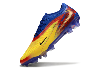 Men's Nike Phantom 6 Elite Low FG Football Boots - Yellow/Red/Blue