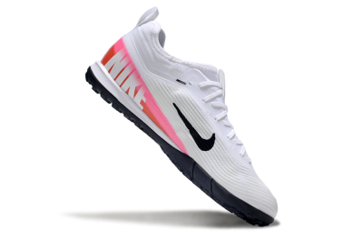 Unisex Nike Air Zoom Mercurial Vapor 16 Pro TF Football Shoes - White/Black/Pink