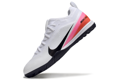 Unisex Nike Air Zoom Mercurial Vapor 16 Pro TF Football Shoes - White/Black/Pink