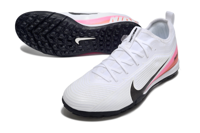 Unisex Nike Air Zoom Mercurial Vapor 16 Pro TF Football Shoes - White/Black/Pink