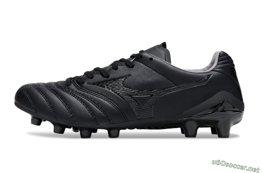 Men's Mizuno Morelia Neo 4 FG Football Boots - Black/Black 0