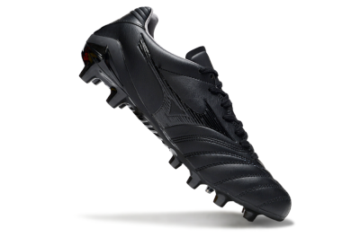 Men's Mizuno Morelia Neo 4 FG Football Boots - Black/Black