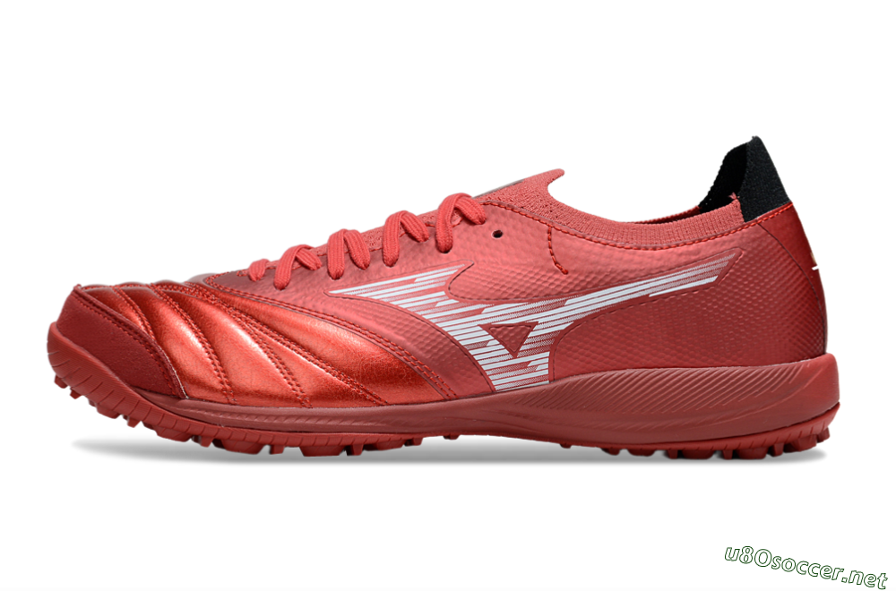 Men's Mizuno Morelia Neo 4 TF Football Shoes - Red/White/Black 0