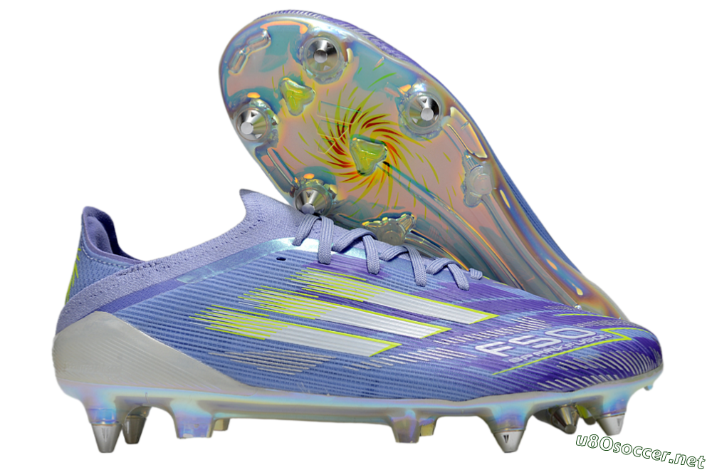 Men's Adidas F50 Elite SG Football Boots - Blue/Silver/Gold 2