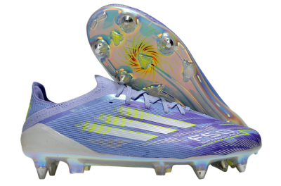 Men's Adidas F50 Elite SG Football Boots - Blue/Silver/Gold