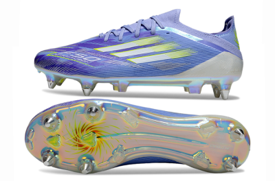 Men's Adidas F50 Elite SG Football Boots - Blue/Silver/Gold