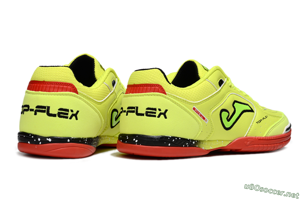 Men's Joma Top Flex IC Football Shoes - Yellow/Black/Red 6