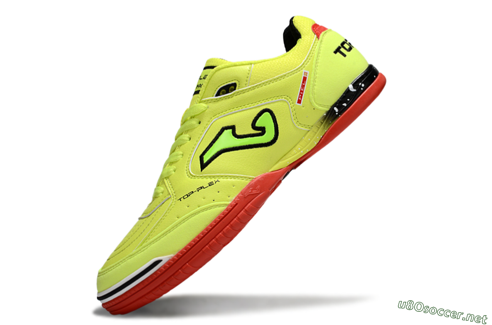 Men's Joma Top Flex IC Football Shoes - Yellow/Black/Red 5