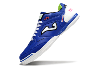 Men's Joma Top Flex IC Football Shoes - Blue/White/Red