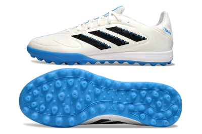 Men's Adidas Copa 11 Pure TF Football Shoes - White/Black/Blue