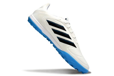 Men's Adidas Copa 11 Pure TF Football Shoes - White/Black/Blue