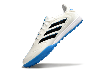 Men's Adidas Copa 11 Pure TF Football Shoes - White/Black/Blue