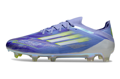 Unisex Adidas F50 Elite FG Football Boots - Blue/Silver/Gold