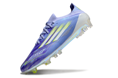 Unisex Adidas F50 Elite FG Football Boots - Blue/Silver/Gold