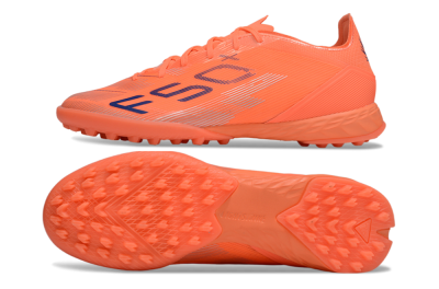 Men's Adidas F50 Pro TF Football Shoes - Red/Blue/Silver