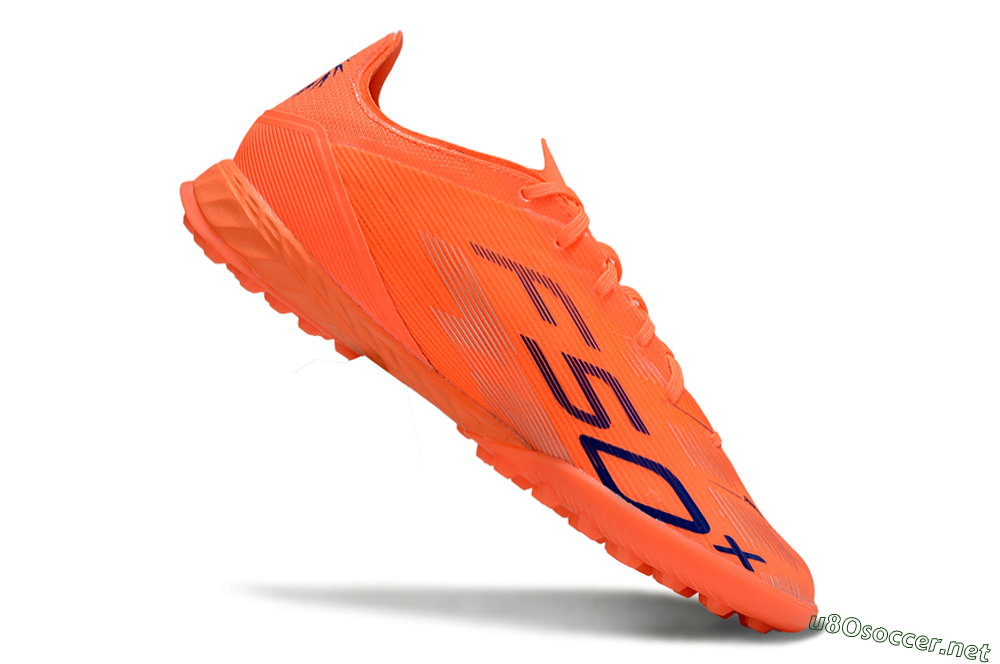 Men's Adidas F50 Pro TF Football Shoes - Red/Blue/Silver 4
