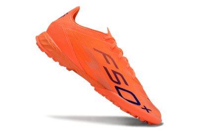 Men's Adidas F50 Pro TF Football Shoes - Red/Blue/Silver