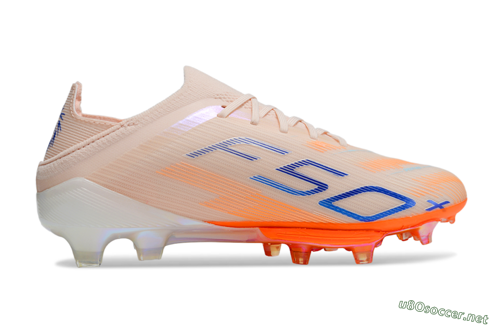Unisex Adidas F50+ Lightstrike Pro Laceless FG Football Boots - Red/Blue/White 7