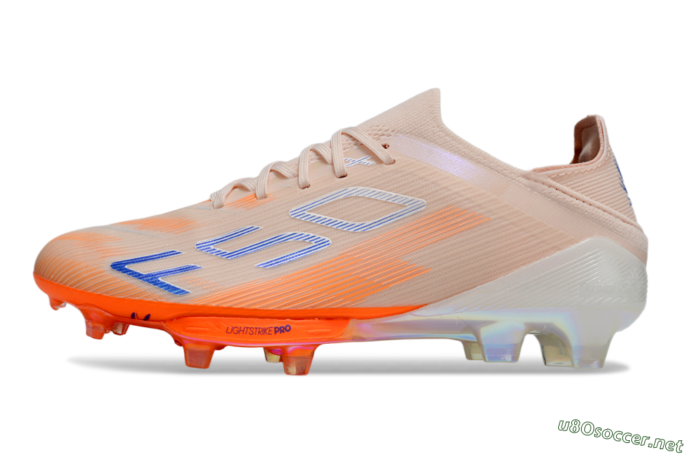 Unisex Adidas F50+ Lightstrike Pro Laceless FG Football Boots - Red/Blue/White 0